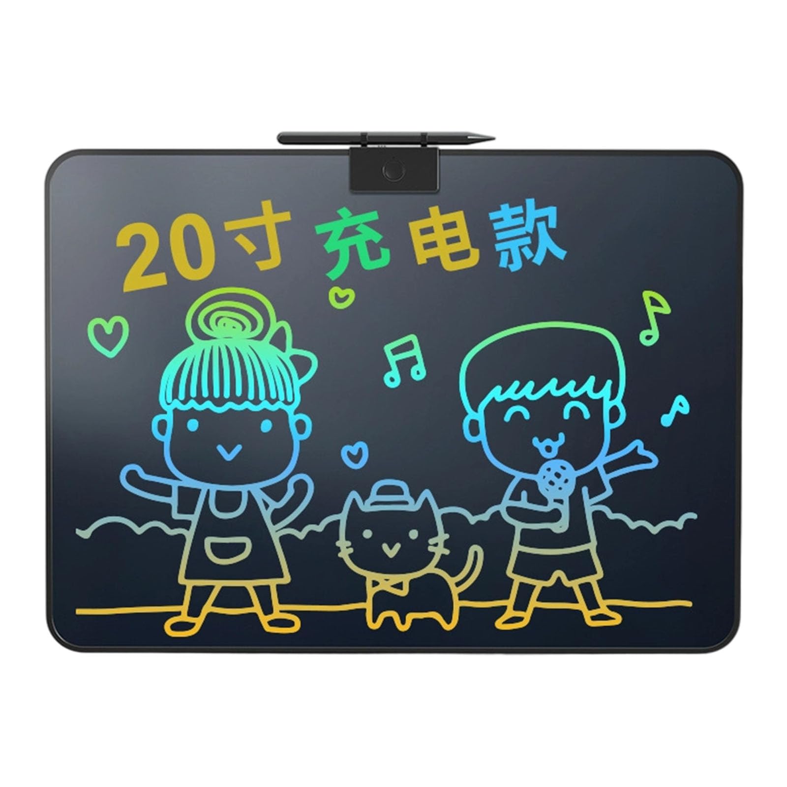 Carte À Dessin Pour Avec Une Tablette D'écriture Portable De 16 5 Pouces Avec Une Fonction Recharge USB Fonction Efface Pour Les Voyages À Domicile ABS PVC Tablette D'écriture