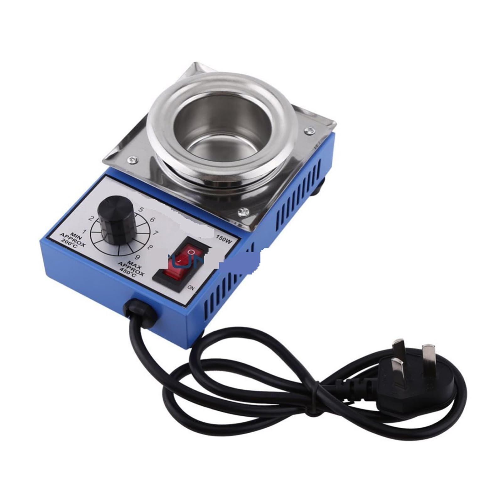 Crisol de soldadura de 500G, crisol for desoldar, ST-21C, crisol de acero inoxidable, 50mm, 150W