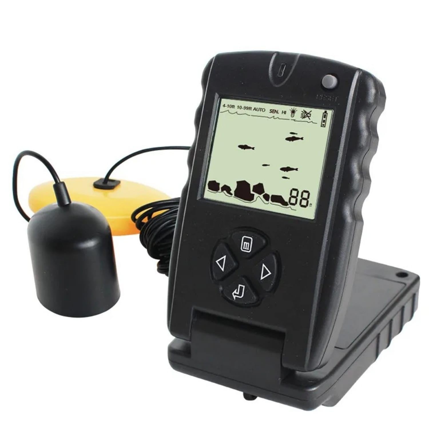 Depth Detection Wired Aquatic Locator Bottom Contour Display Underwater Detection Aquatic Locator Waterproof Design Fishing Gear Sound Notification for Fishermen, Anglers, Ff717-image-6