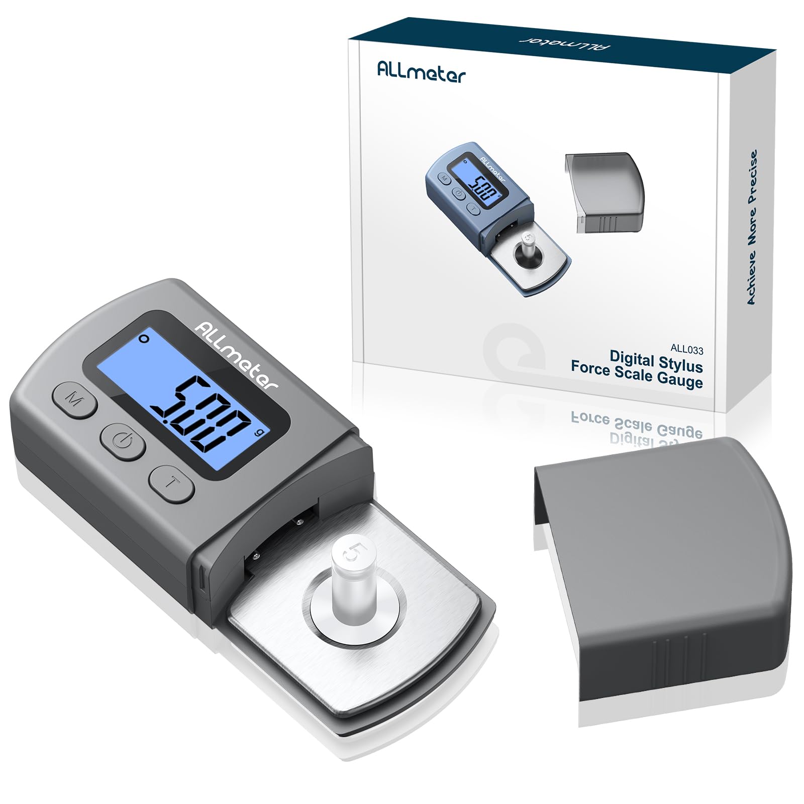 Digital Stylus Force Gauge,0.01g Tracking Scale for Turntable