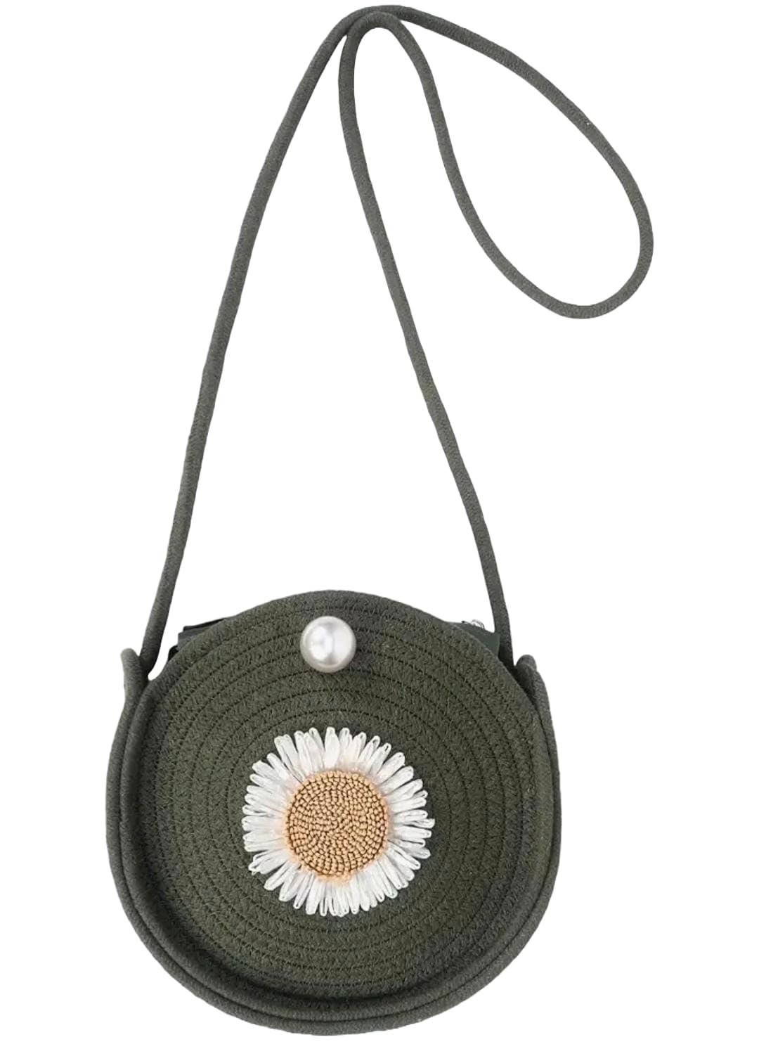 Womens Round (Gol) Sling Bag with Pompom | Girls Round Sling BagJute Handbag,Small Shopping Bag For Women,Ladies Shoulder Purse(Green) (B0D8QK56BR) Amazon Price History, Amazon Price Tracker