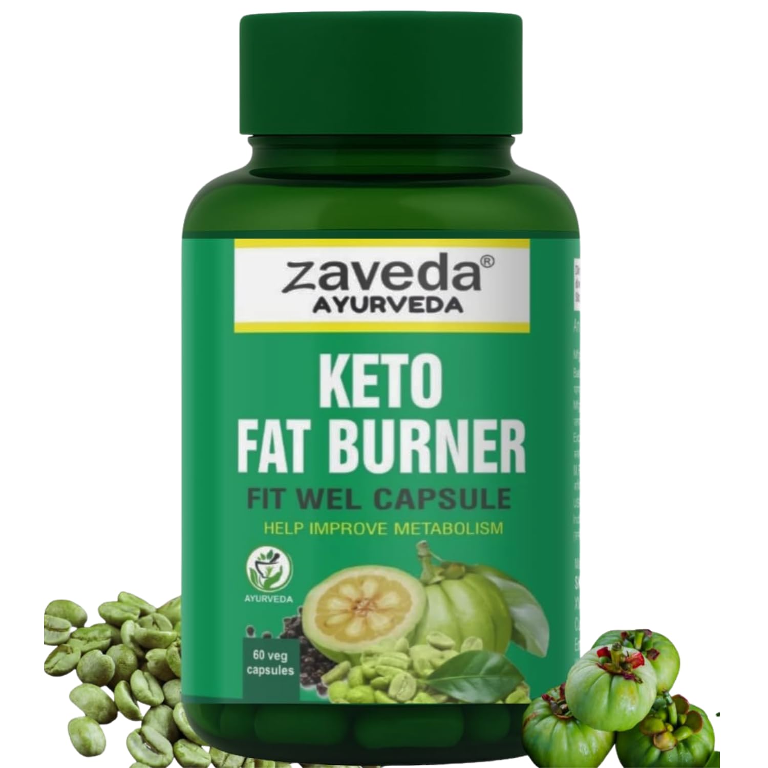 ZAVEDA Keto Fat Burner Extreme Fit Wel 60 Capsules, 1000mg serve, Weight Loss Supplement With Garcinia Cambogia and other herbs. Metabolism Booster, Fat Burner For Men & Women