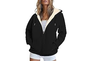 Fall Oversized Zip Up Hoodies for Women 2024 Family Day Sale