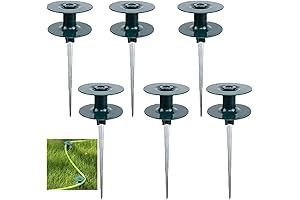 Coloch Premium Garden Hose Protector Stakes, 6-Pack