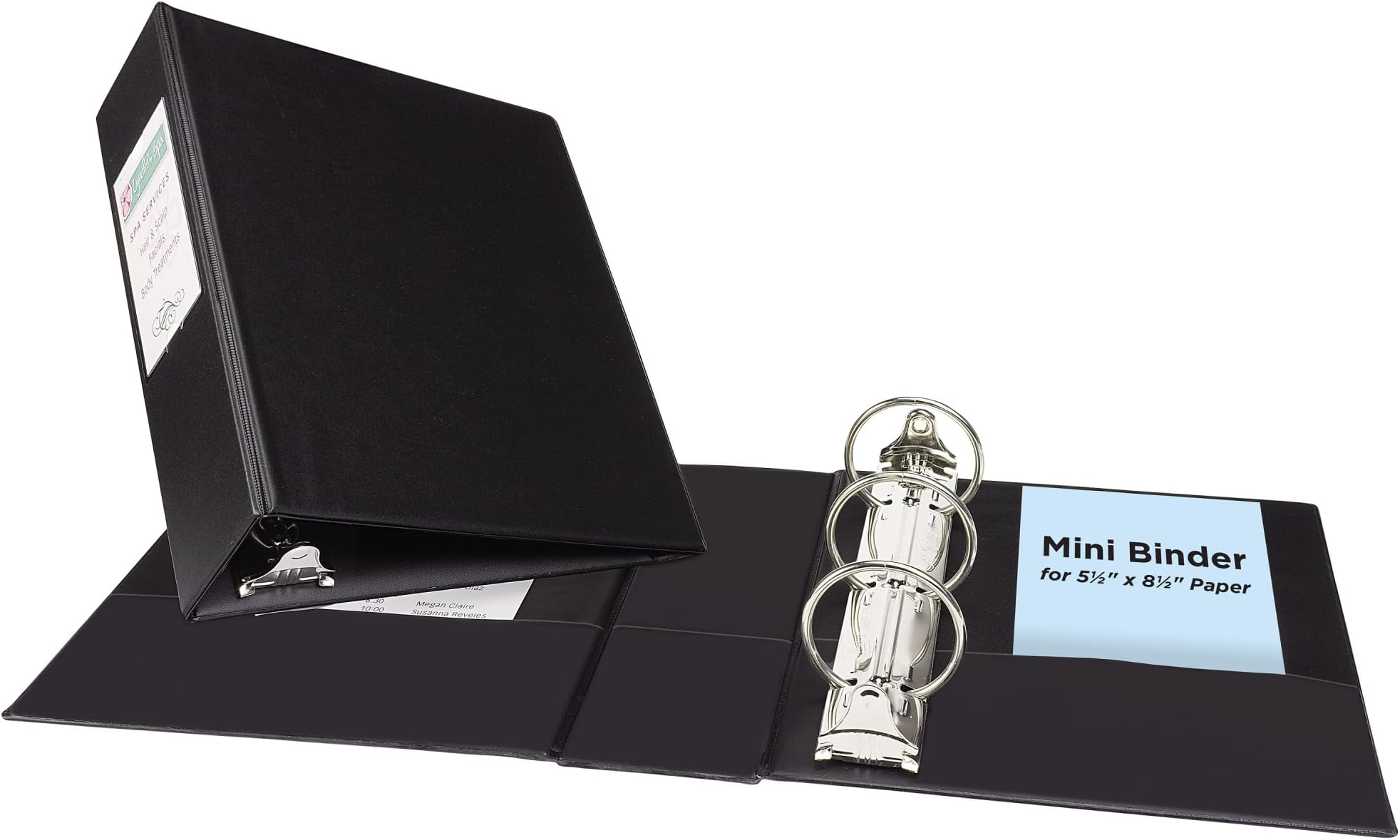 27554 Black Vinyl Ring Binder (Vinyl, Black, 375 Sheets, 5.08 cm)