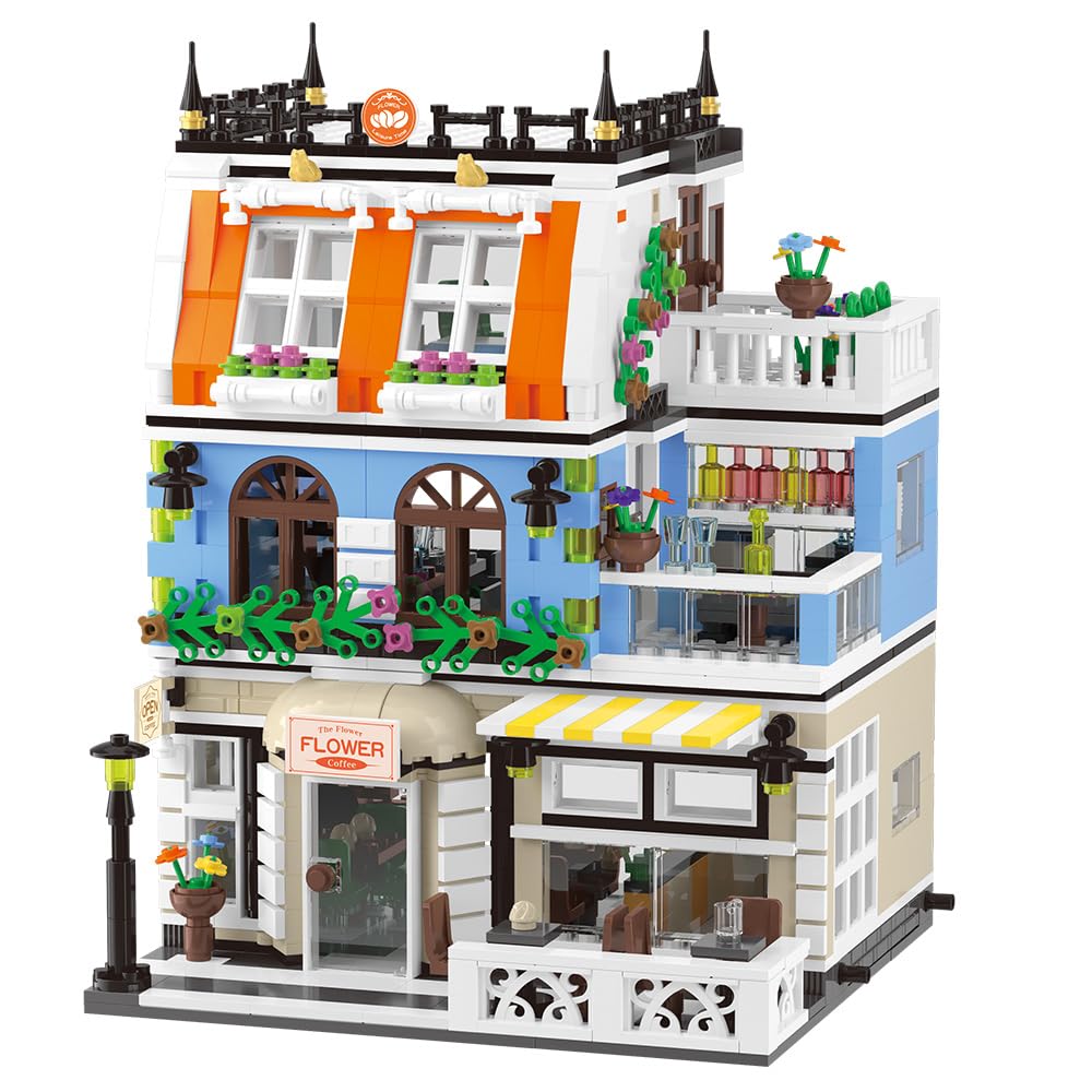 Buy 𝐂𝐢𝐭𝐲 𝐆𝐚𝐫𝐝𝐞𝐧 𝐇𝐨𝐭𝐞𝐥 𝐁𝐮𝐢𝐥𝐝𝐢𝐧𝐠 𝐌𝐢𝐧𝐢 𝐒𝐞𝐭𝐬 with LED, Construction Sets