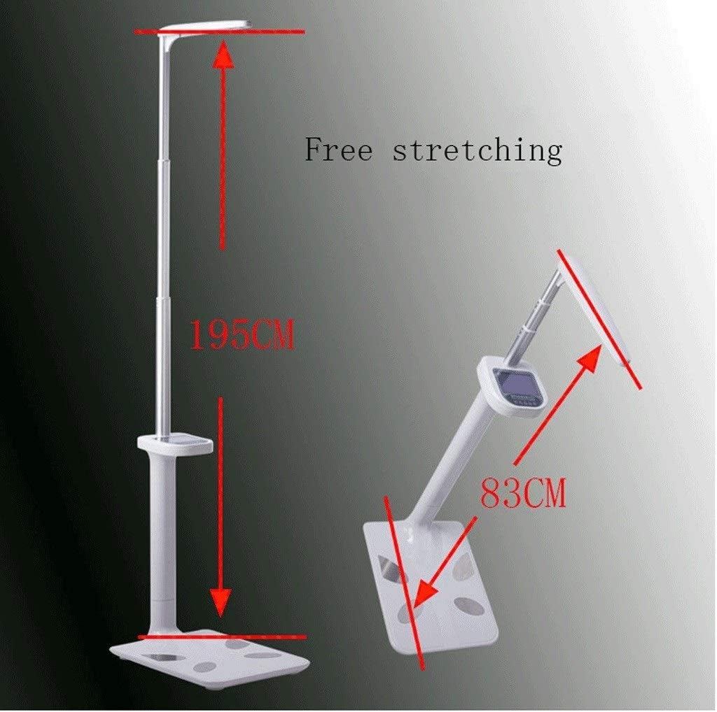 Electronic Scales LCD Display Ultrasonic Height Adjustable Precision Digital Body Fat Meter Analyzer 5-210kg Home，