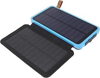 BESTOYARD 2 Pcs Carregador Movido A Energia Solar Portátil Dobrável Carregador Solar Grande Capacidade Powerbank Power Bank Mah Power Bank Energia Solar Powerbank Multifuncional Powerbank