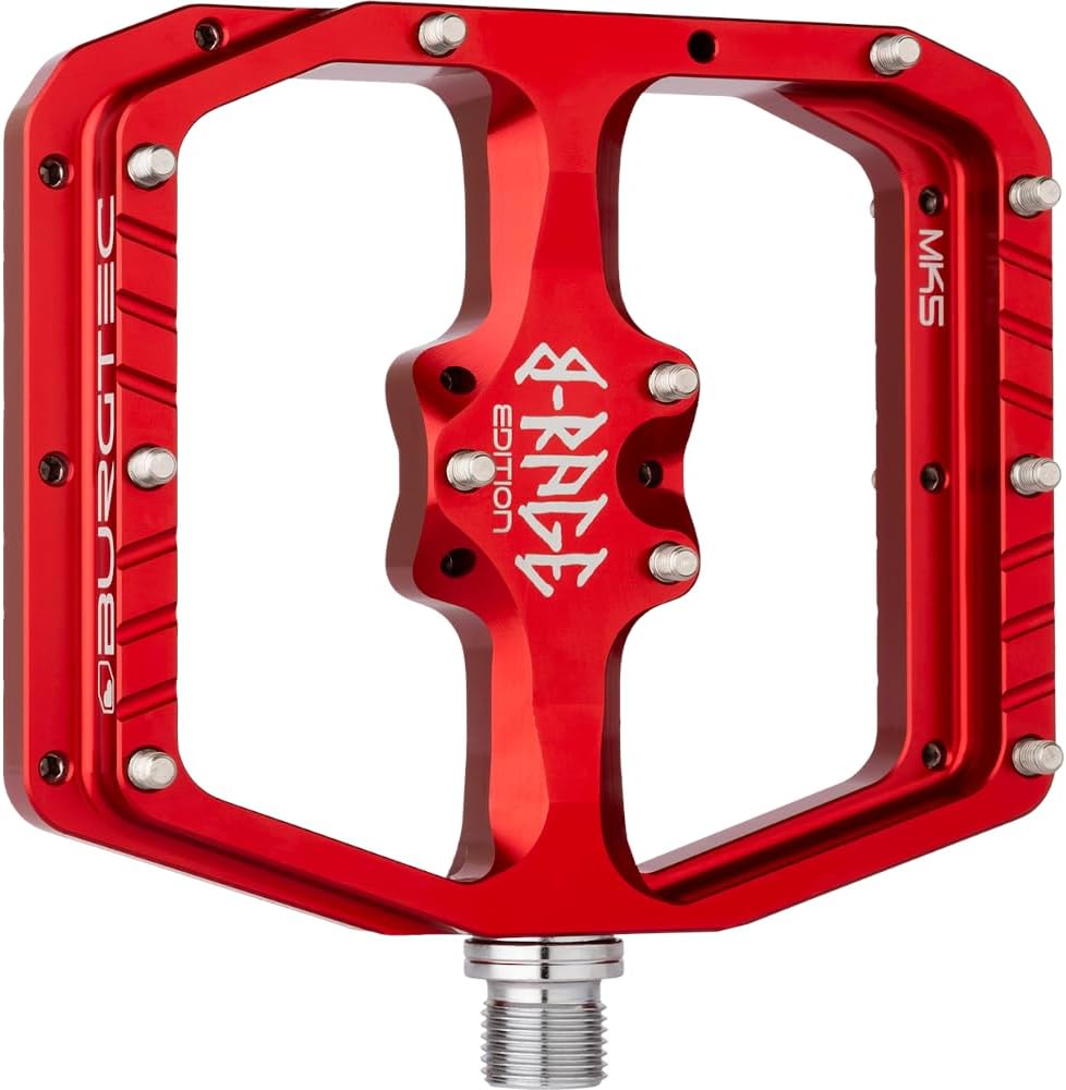 Burgtec Penthouse Flat MK5 B-Rage Edition Pedals - Pink