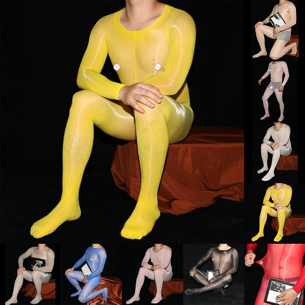 Ensemble lingerie exotique brillante pour homme pour un port confortable (entrejambe fermé)