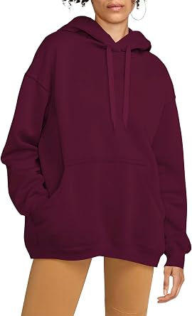 Hat and Beyond Womens Oversized Heavyweight Pullover Hoodie Fleece Essentials Sweatshirt XS-5XL