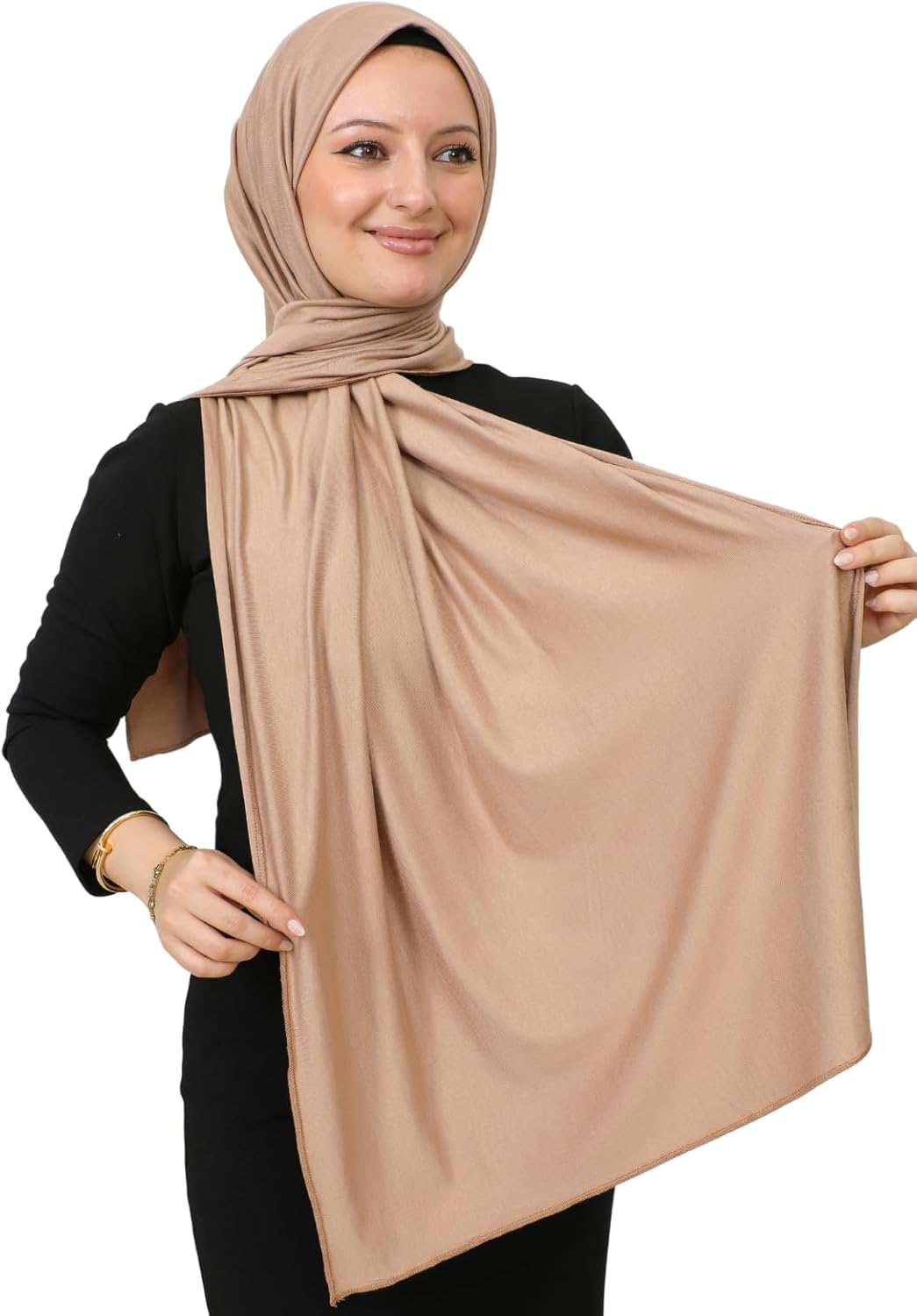 Prien Hijab for Women Viscose Scarf Lightweight Muslim Hijabs Long Shawl Islamic Scarves Turkey Silk Headscarf for Womens - Image 5