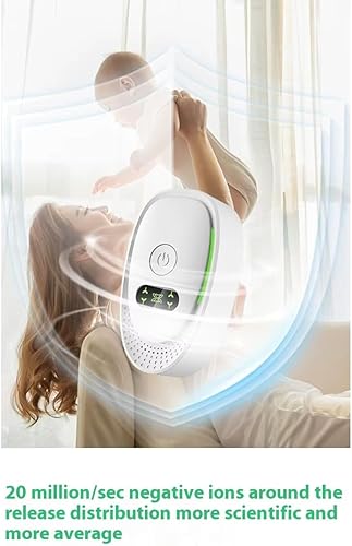 Miniatura 7 de Generic Purificador de aire inteligente de iones negativos y desodorante para mascotas para el hogar, oficina, inodoros, garajes con filtro HEPA