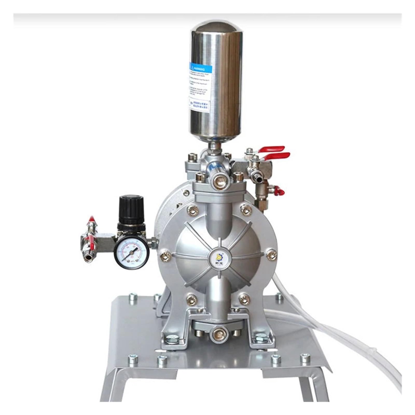 CUDTAPI DPA-10 Pneumatic Double Diaphragm Pump, Small Paint Spraying Suit Membrane