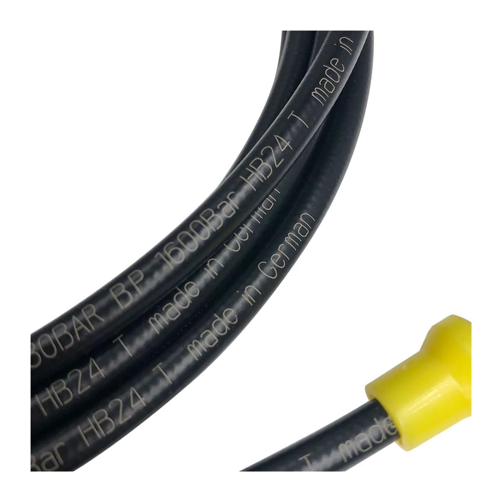 Kit di Prova della Pressione Manometro 600 Bar 0,5% FS Tubo connettore rapido Connettore di Pressione della Pompa Principale (Tubo Idraulico da 4 m, 0-600 Bar 0,2)