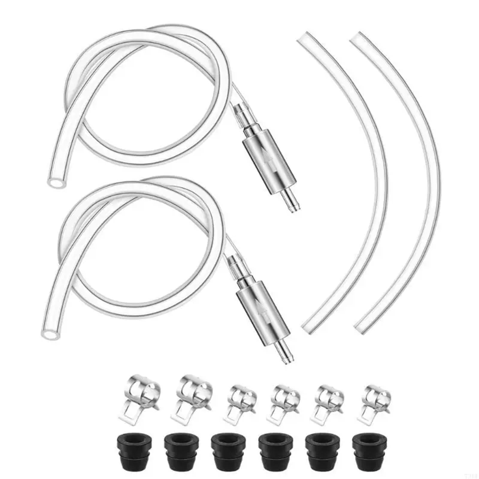 T3EF Brake Bleeder Hose Motorcycle Brake Bleeder Fluid Bleeder Hose Hydraulic Brake Bleeding Tool Brake Lines Kit