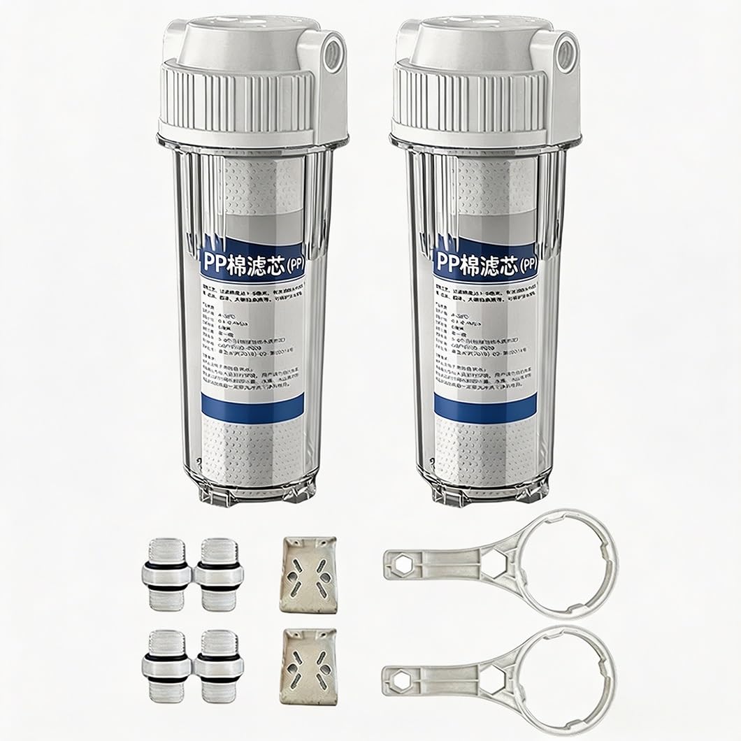 Filtration osmose inverse sous évier avec kit boîtier transparent 10in