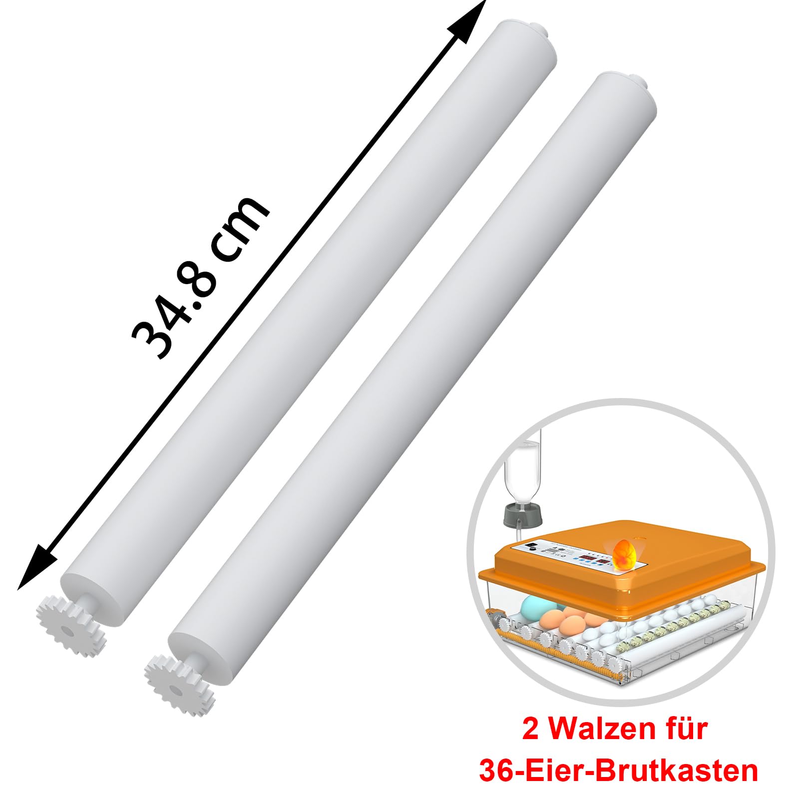 Walzen für 36 Inkubator