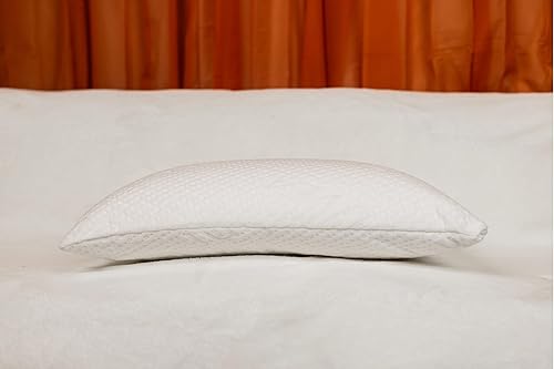 Miniatura 10 de Paquete de 2 almohadas de látex Talalay totalmente naturales con funda extraíble Tencel - Tamaño King. Alivia la presión, el apoyo para dormir,