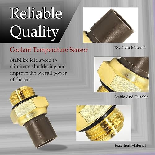 Miniatura 3 de Interruptor del ventilador del refrigerante del radiador, sensor de temperatura del refrigerante del interruptor, sensor de temperatura del agua