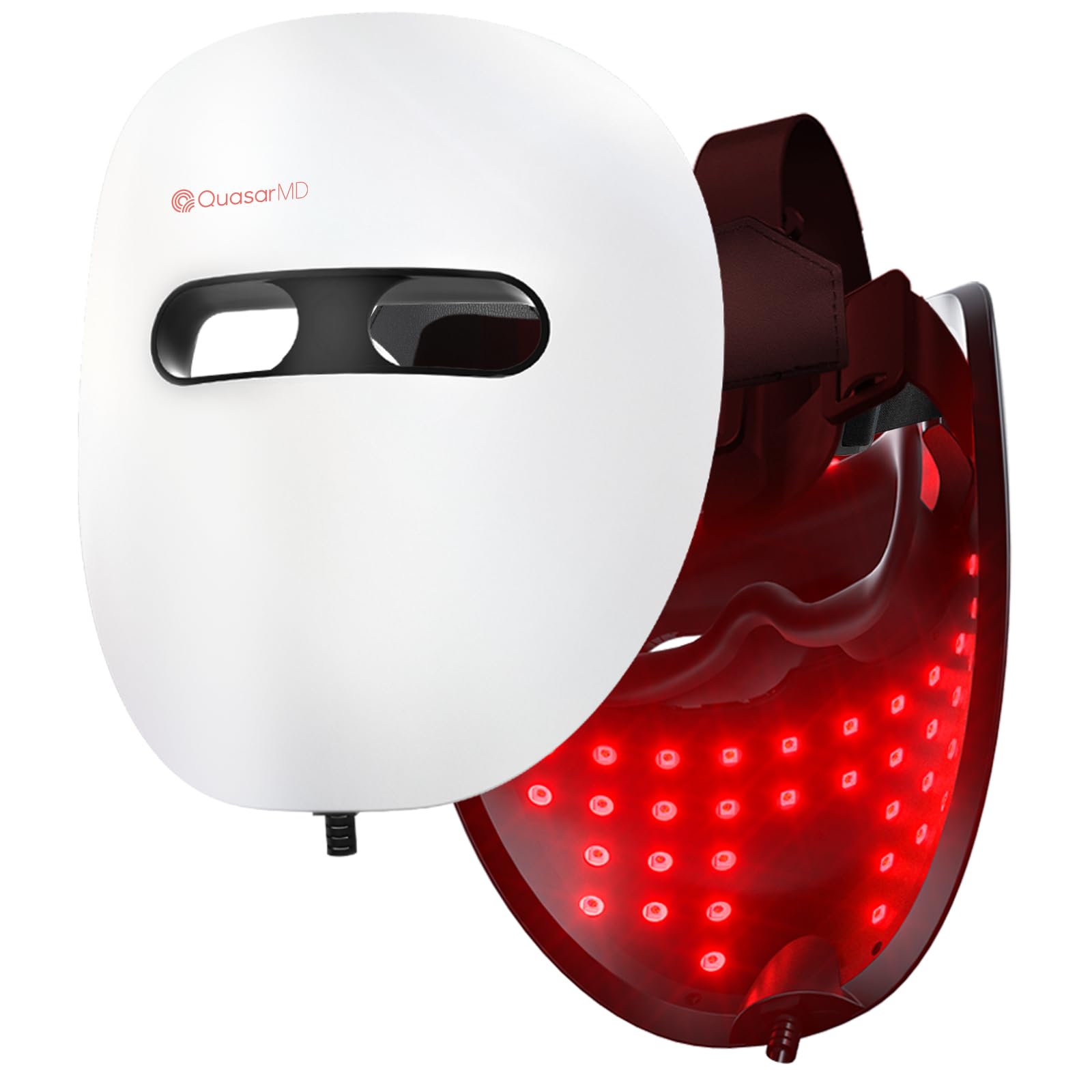 Amazon.com: QuasarMD 3D LED Face Mask with Gold-Wire LEDs, Red
