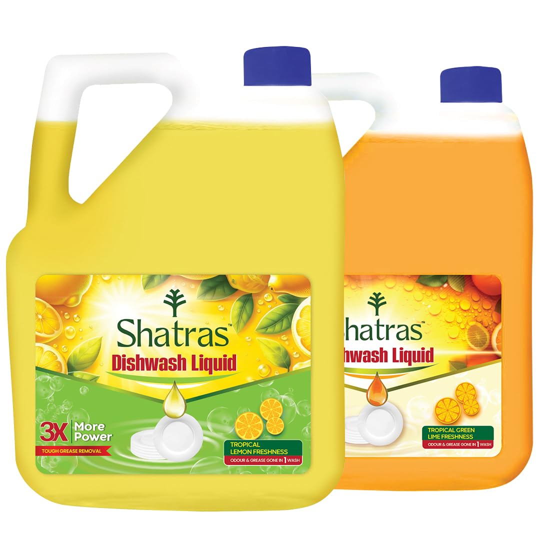 See full amazon price history chart for Shatras 5 Liter Dishwash Liquid Gel | Lemon & Green Lime Freshness| 100% Ecofriendly-Tough Grease Removal Formula| Leaves No Residue, Baby & Pet Safe (Pack Of 2) Shatras 5 Liter Dishwash Liquid Gel | Lemon & Green Lime Freshness| 100% Ecofriendly-Tough Grease Removal Formula| Leaves No Residue, Baby & Pet Safe (Pack Of 2) (B0D82LQDXV) Amazon Price History, Amazon Price Tracker