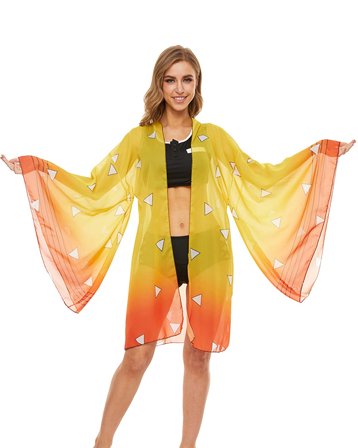 Buy Demon Slayer Kochou Shinobu Bikini Swimsuit,Japanese Anime Kimono