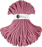 Vista 31 de Bobbiny - Cordón trenzado jumbo de 9 mm para macramé (color rojo vino), 108 yardas/330 pies