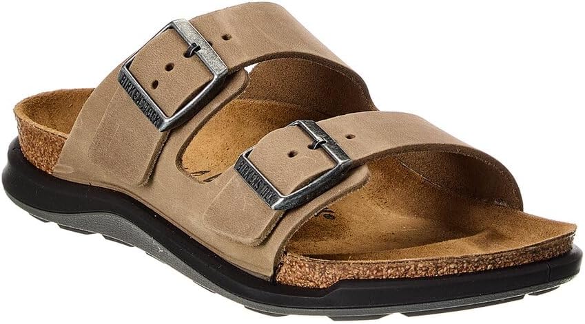 Birkenstock Arizona Crosstown Oiled Leather Sandal, 36, Brown
