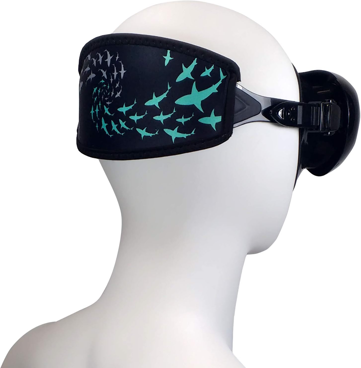 Flow Scuba Gear Diving Slap Strap with Hook and Loop Fastener - Neoprene Cover for Dive and Snorkel Mask Straps (Coral) : Sports & Outdoors