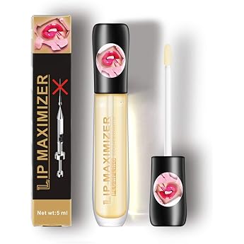 Lip Plumper Lip Gloss Lip Maximiser Balm Plumper Lip Extreme Volume Heathly Enhancer Hydrated Lips Moisturising Elimination of Dryness Wrinkles