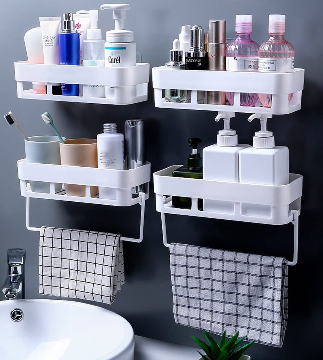 See full amazon price history chart for Drake Plastic Rectangular, Wall Holder Bathroom Storage Rack with Towel Hanger Shelf Self-Adhesive Sticker (4 Bathroom Shelves + 2 Towel Hanger) Drake Plastic Rectangular, Wall Holder Bathroom Storage Rack with Towel Hanger Shelf Self-Adhesive Sticker (4 Bathroom Shelves + 2 Towel Hanger) (B0BHP86TTB) Amazon Price History, Amazon Price Tracker