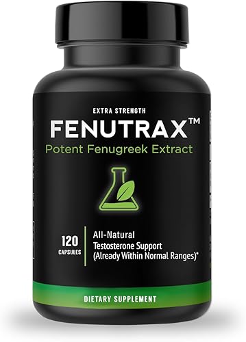 VitaMonk Extracto de fenogreco FenuTrax™ Suministro de 2 meses - Más fuerte que el testofen para hombres - Extracto de semilla de fenogreco -