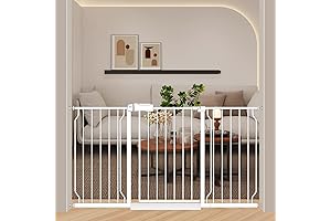57.5-62 Inch Extra Wide Baby Gates for Stairs Doorways