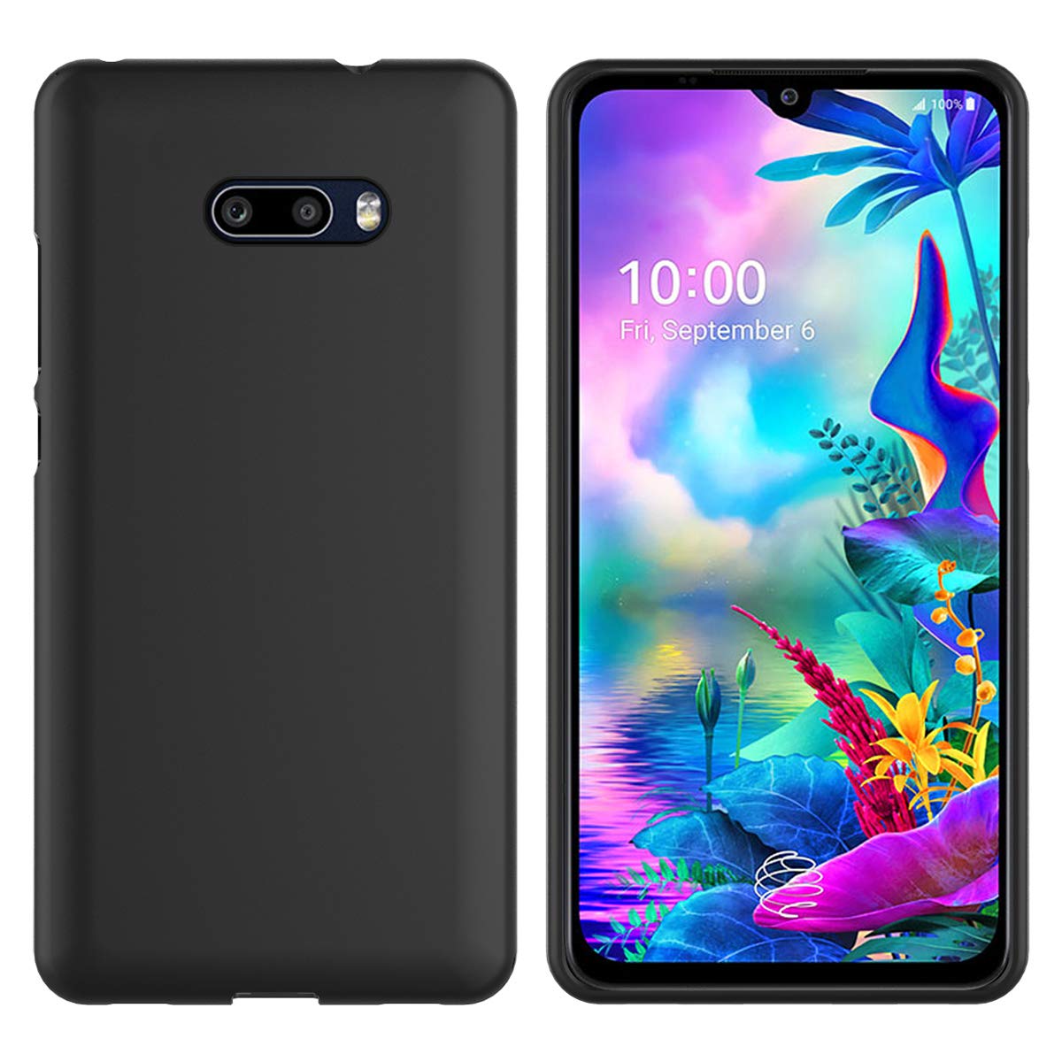 Colorcase Back Cover for LG G8X ThinQ (Rubber_Black) (B08RMYGBGM) Amazon Price History, Amazon Price Tracker