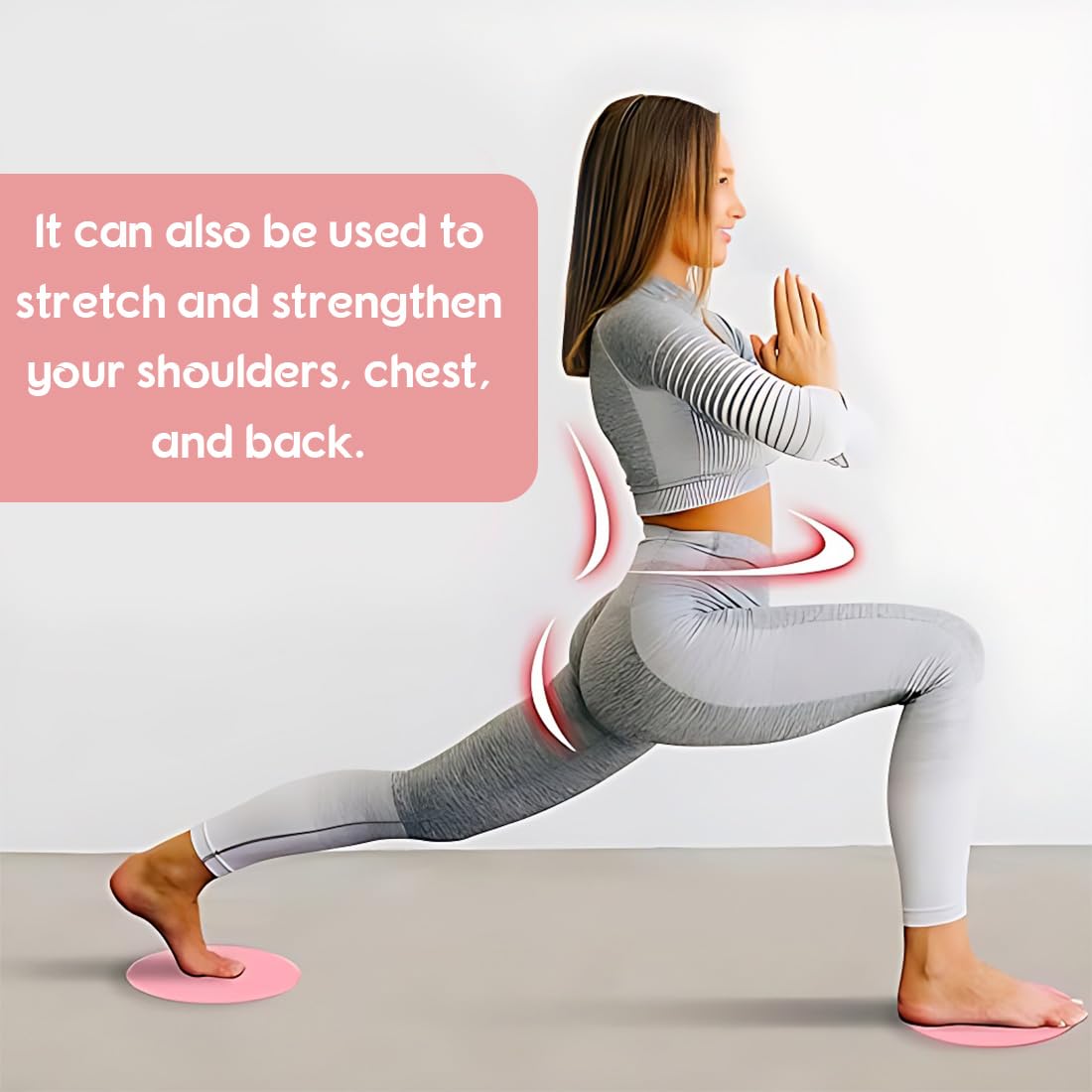 Suwaki fitness, suwaki rdzeniowe, 2 szt. suwaki do ćwiczeń, krążki ślizgowe, przesuwne tarcze fitness, podwójne suwaki do ćwiczeń fitness