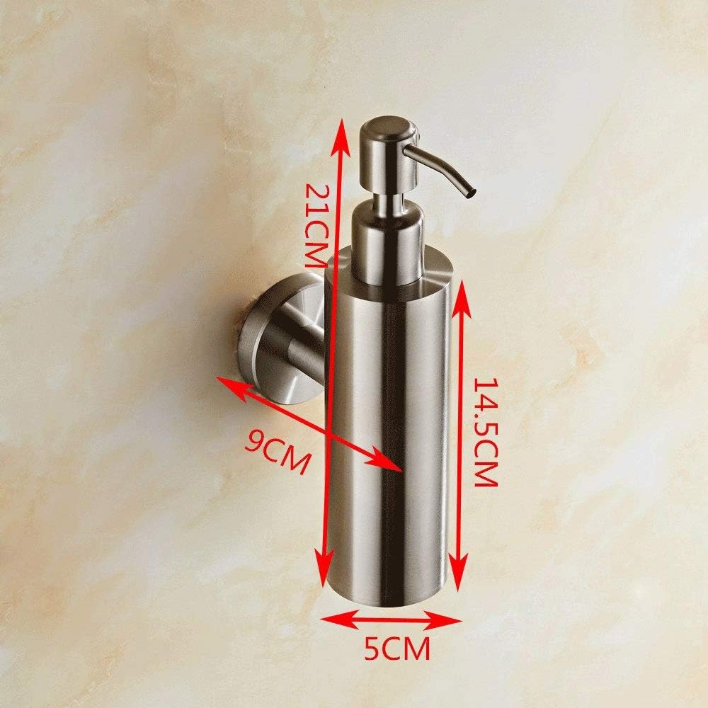 Premium Stainless Steel Soap Dispenser with Pump - Large for Kitchen or Bathroom Sink Countertop - Use with Hand Soap,