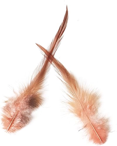 Miniatura 3 de Happy Feather 200 piezas de plumas de gallo para manualidades, plumas de faisán naturales de 5 a 7 pulgadas, aretes colgantes de bricolaje con