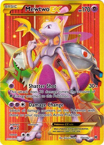 Pokemon - Mewtwo-EX (164/162) - XY Breakthrough - Holo