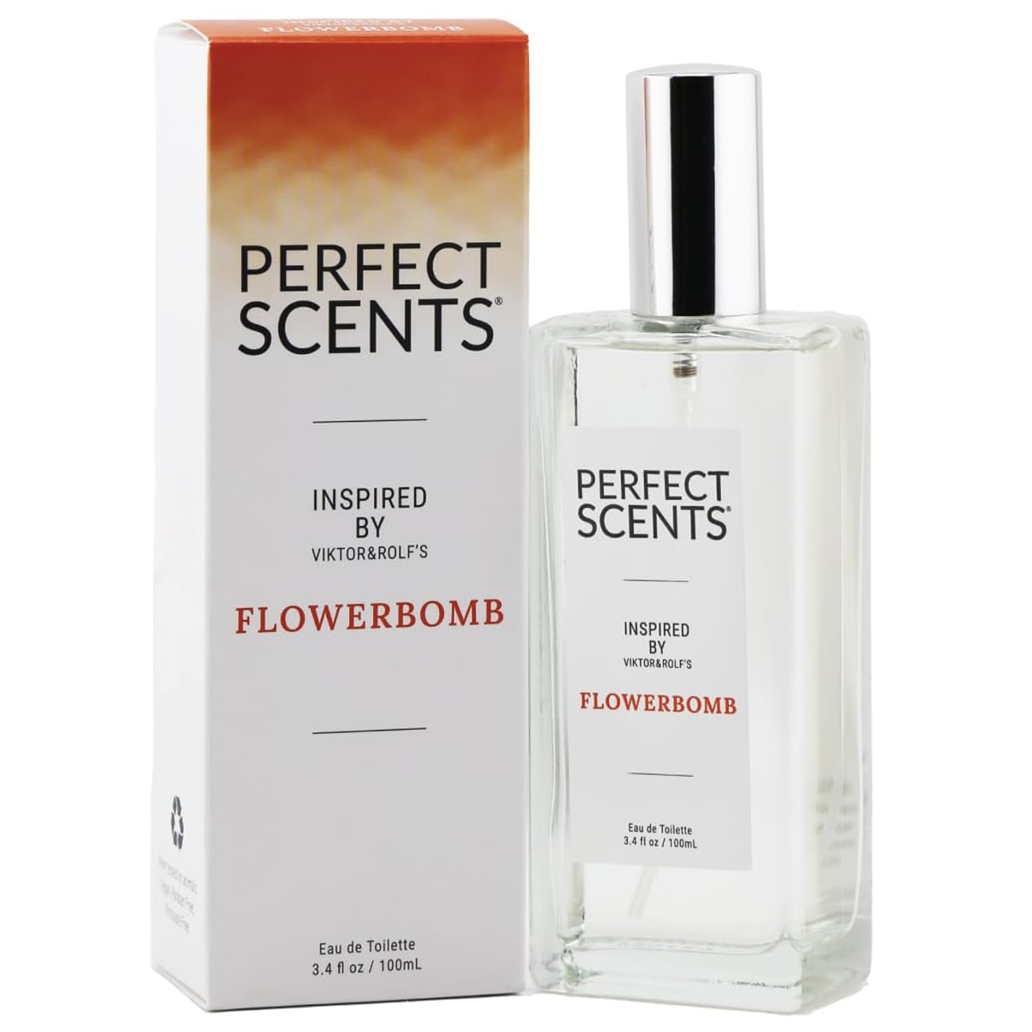 Perfect Scents Fragrances | Inspired by V&R’s Flowerbomb | Women’s Eau de ToileƩe | Vegan, Paraben, Phthalate Free | Never Tested on Animals | 3.4 Fl Oz