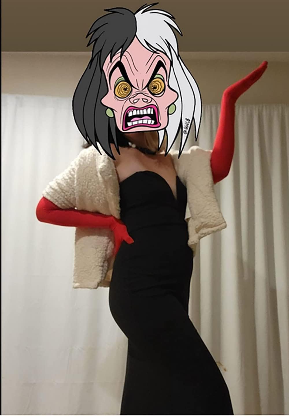 Chendvol Classic Men's and Women's 22" Above Elbow Spandex Gloves Stretchy Cosplay Costume Glove - Image 5