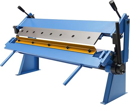 Industrial Box and Pan Brake 24" Sheet Metal Bender 0-135 Bending Precision Pan W/Box Metal Hand Brake for Manufacturing Various Metal Sheet Products