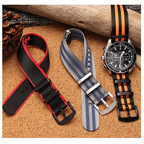 Bracelet nylon NATO 22mm étanche et résistant couleur B07