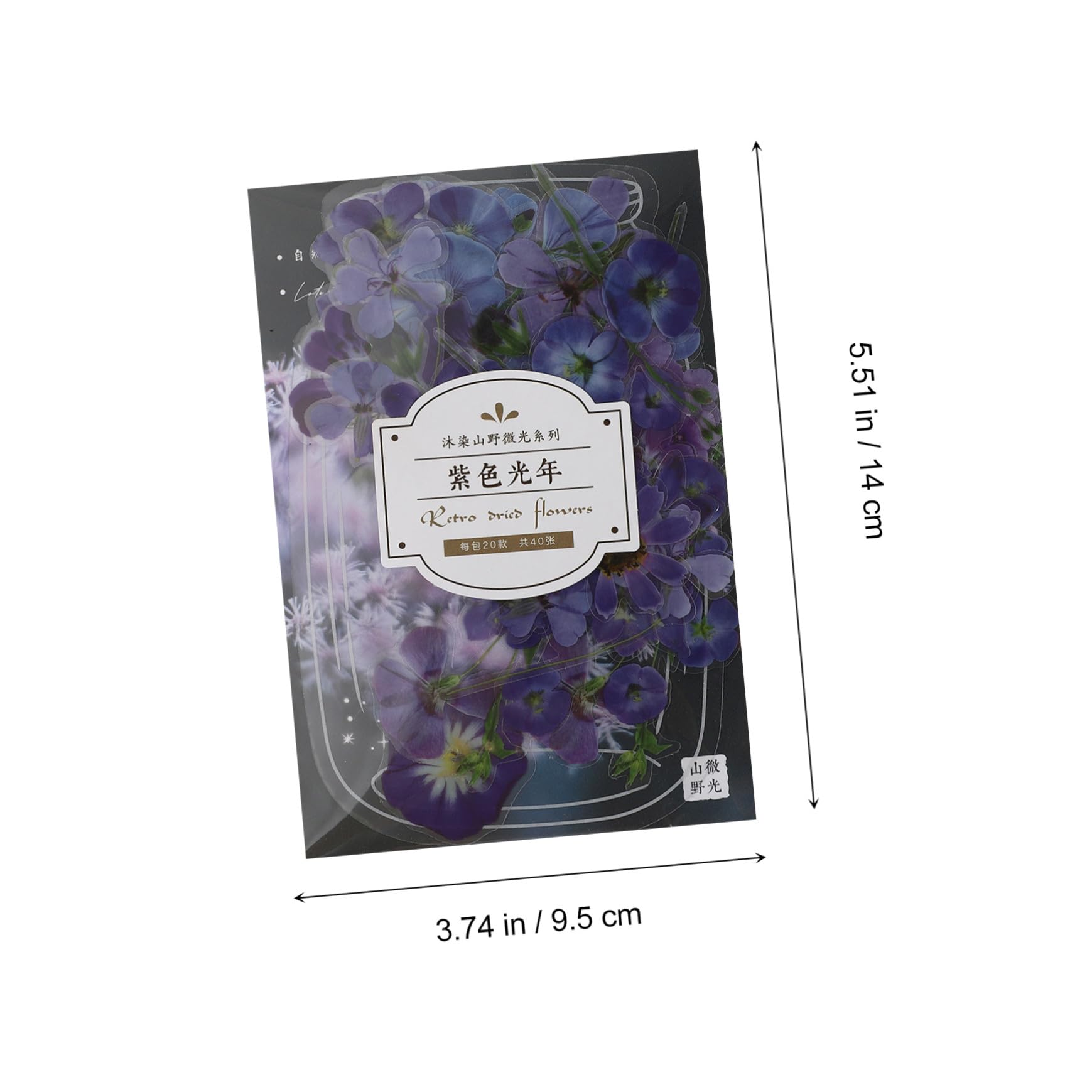 DOITOOL 16 Juegos Pegatinas de Flores para Scrapbooking Set Stickers de Plantas Decoración para Diarios Álbumes y Manualidades Autoadhesivas y