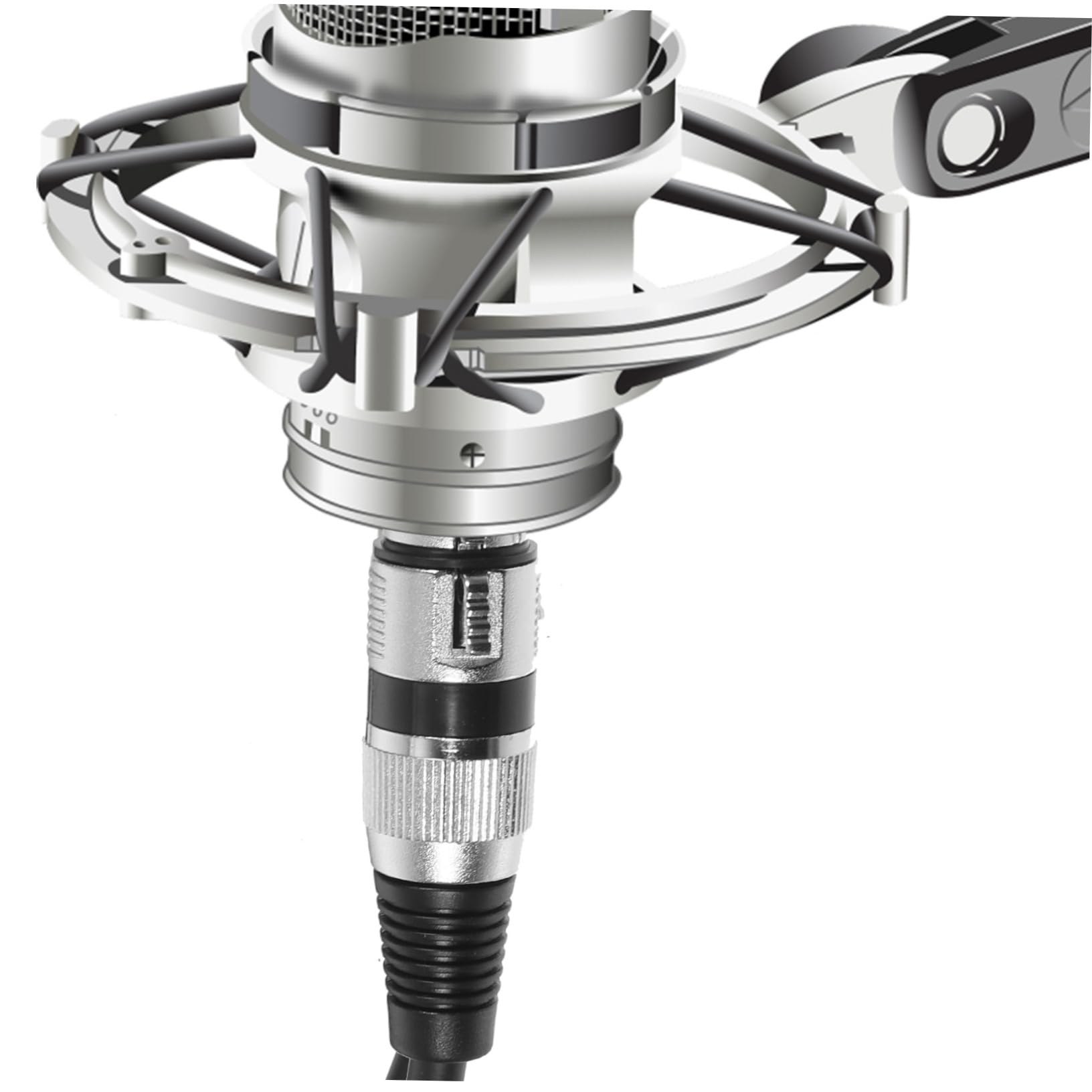 BESPORTBLE Cavo Microfono XLR 3 Pin Maschio a Presa in Rame senza Ossigeno 6 Pezzi per Sistemi Audio KTV Trasmissione Efficiente e Resistente