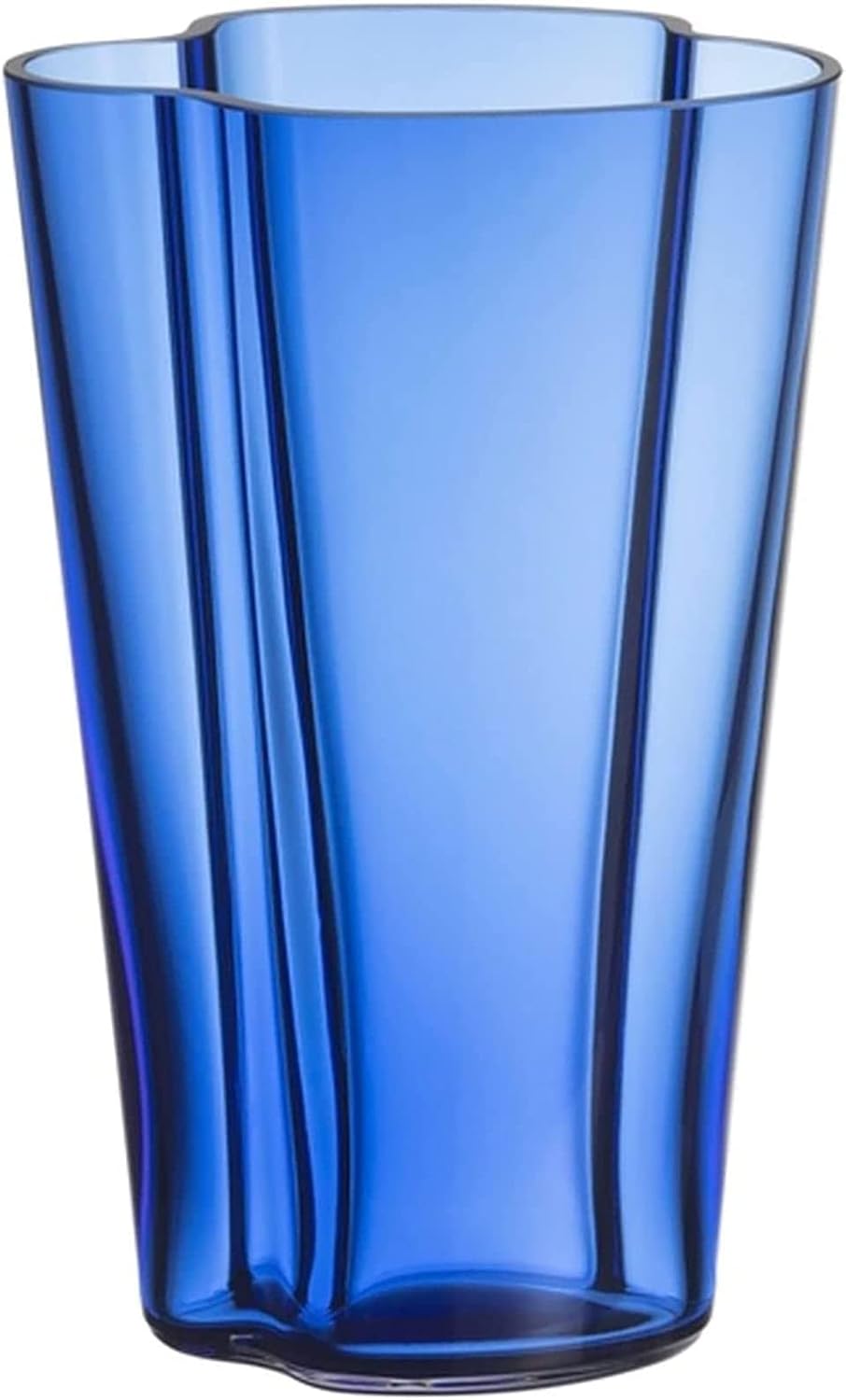 Iittala Aalto 1062549 Vase Glass Copper Coloured Dimensions: 14 cm x 11.2 cm x 22 cm