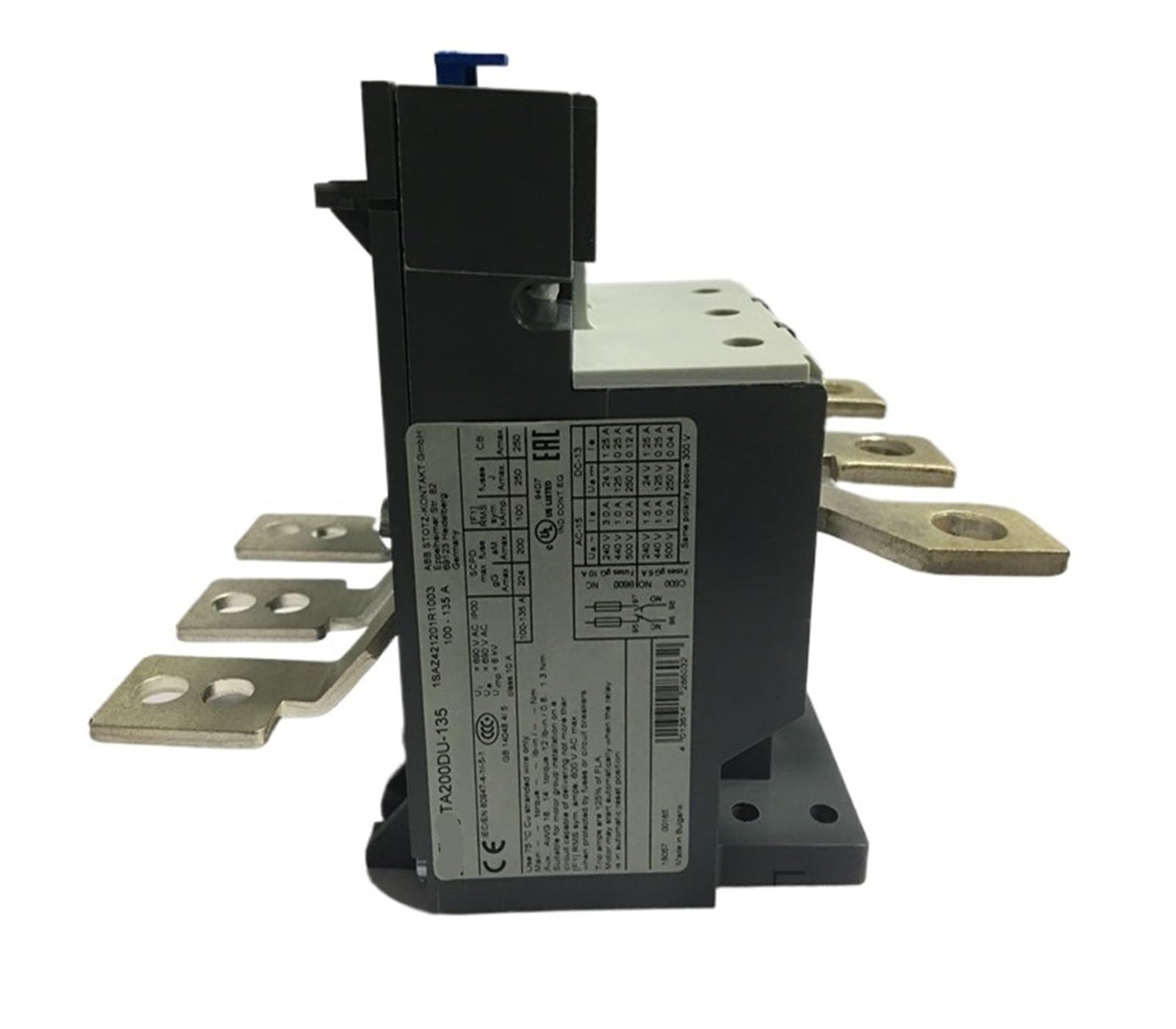 Relais de surcharge thermique TA200DU-200 1SAZ421201R1006 protection thermique tri - 6