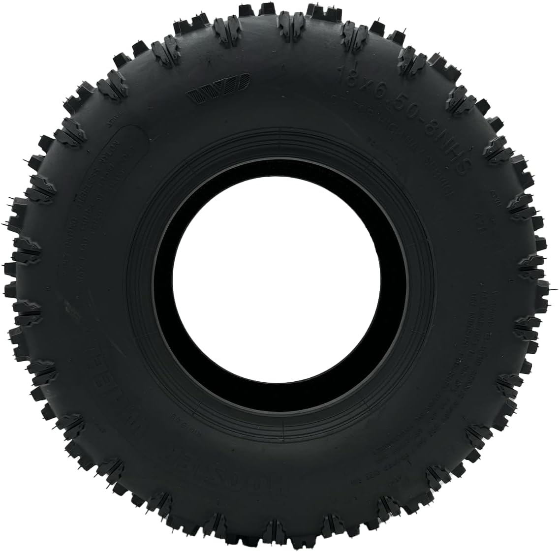 18x6.50-8 2 Ply Snow Tire (Compatible with Snow Hog Models, Snow Blowers, and More)