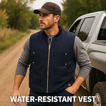FUCT duck vest Lサイズ Tough Duck Lined Vest - Heavy-Duty Workwear for Cold Conditions