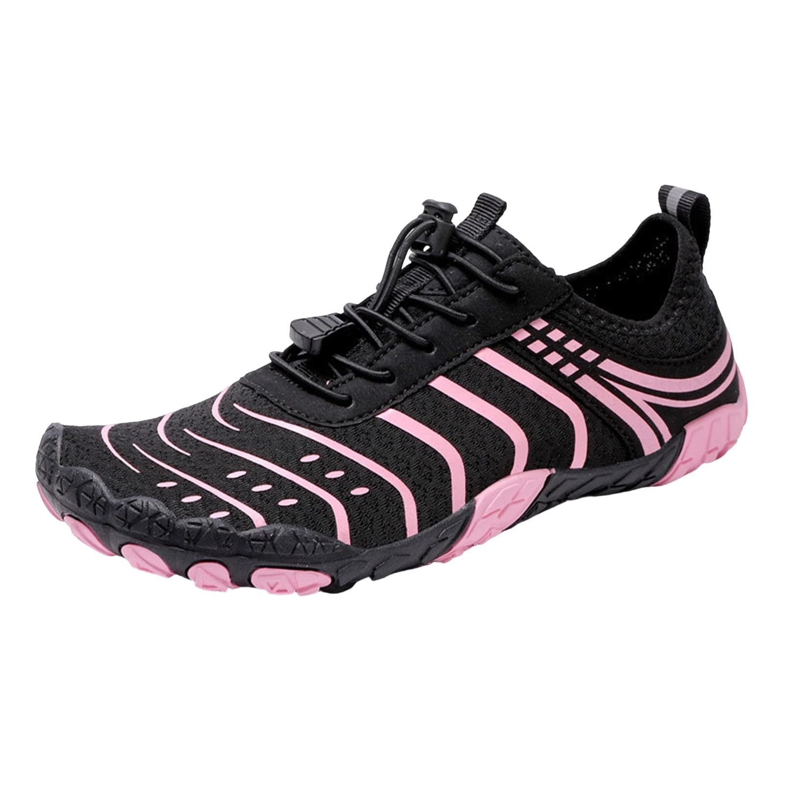 Scarpe da Acqua per Nuoto, Immersioni, Camminate sulla Spiaggia con Design di separazione delle Dita, Suola Leggera e Flessibile